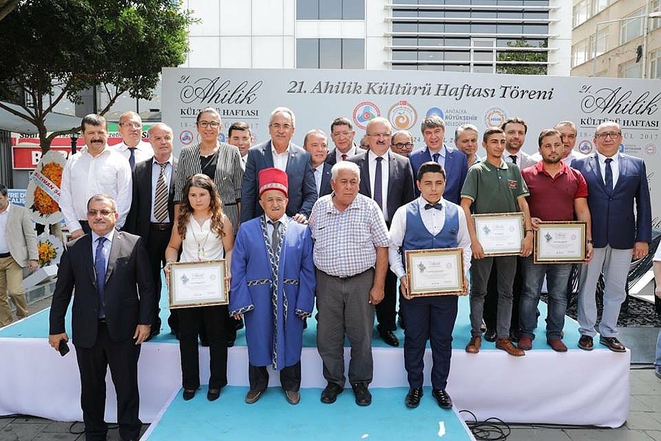 Antalya'da Ahilik Kültür Haftası törenle kutlandı (Videolu)