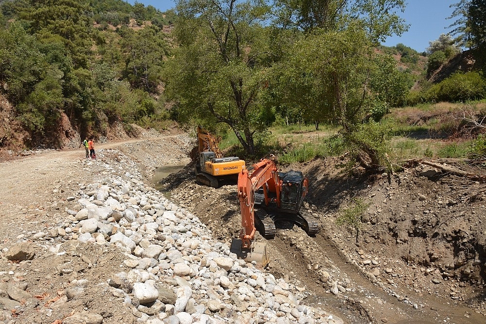 Gazipaşa Sulaması Projesi'nde çalışmalar devam ediyor