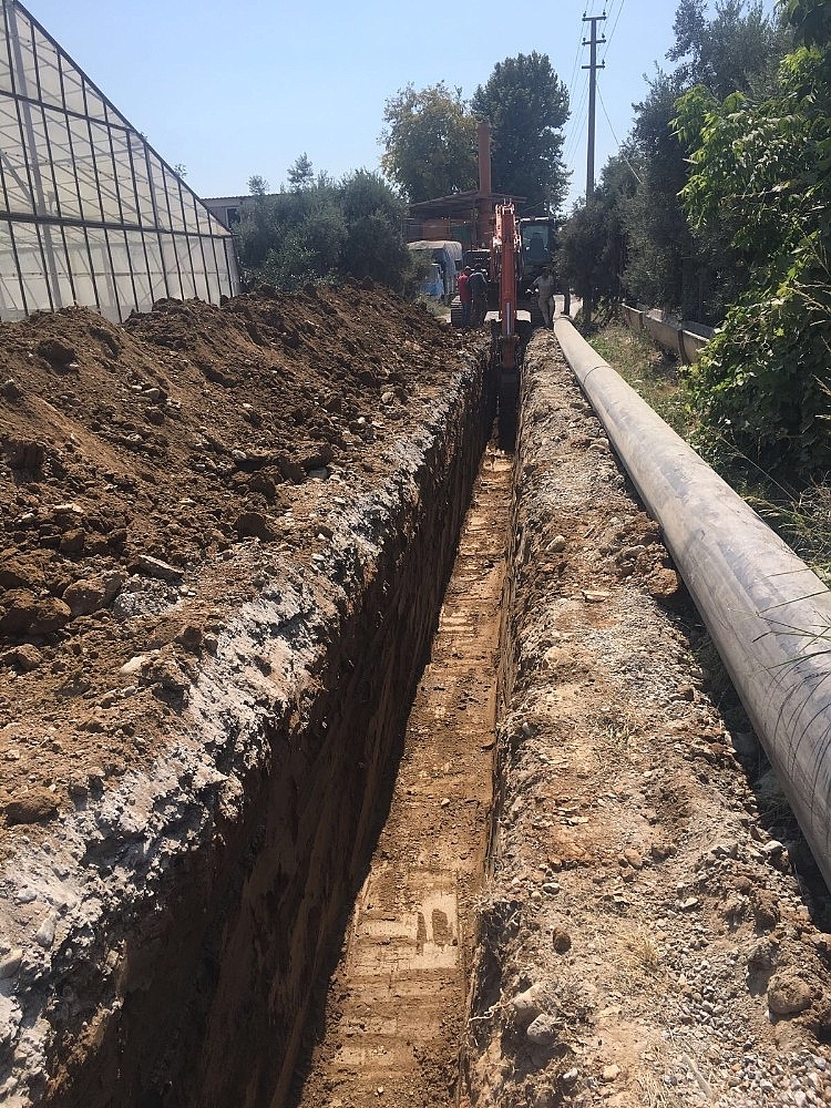 Gazipaşa Sulaması Projesi'nde çalışmalar devam ediyor