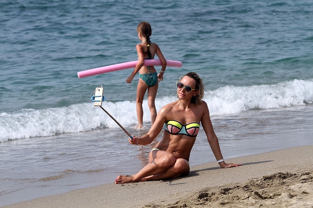 Plajlar turistlere kaldı