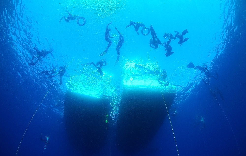 Antalya, dünyanın en iyi dalış sporcularına ev sahipliği yapıyor