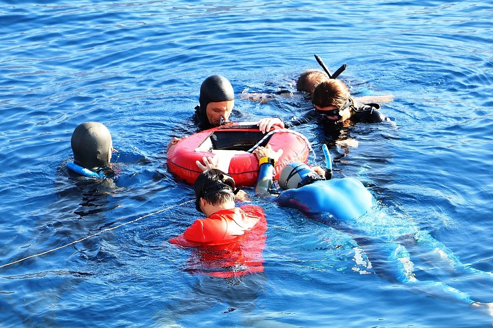 Antalya, dünyanın en iyi dalış sporcularına ev sahipliği yapıyor