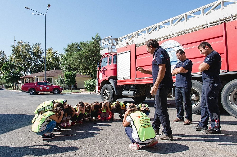 İtfaiyenin minik ziyaretçileri