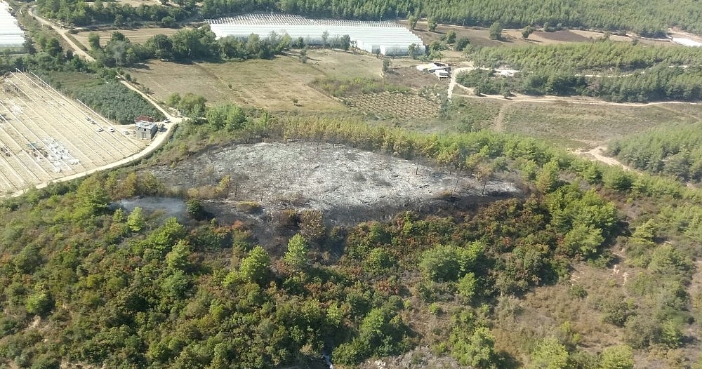 Manavgat'ta 2 ayrı orman yangını!