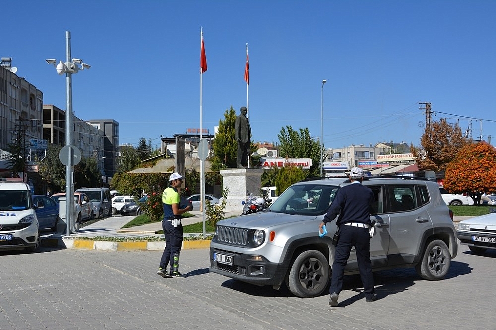 Sürücülere broşürlü uyarı
