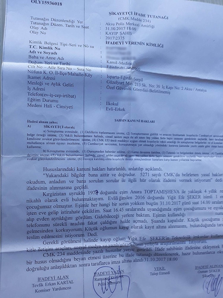 16 aylık bebeği annesinin kaçırdığı iddiası!