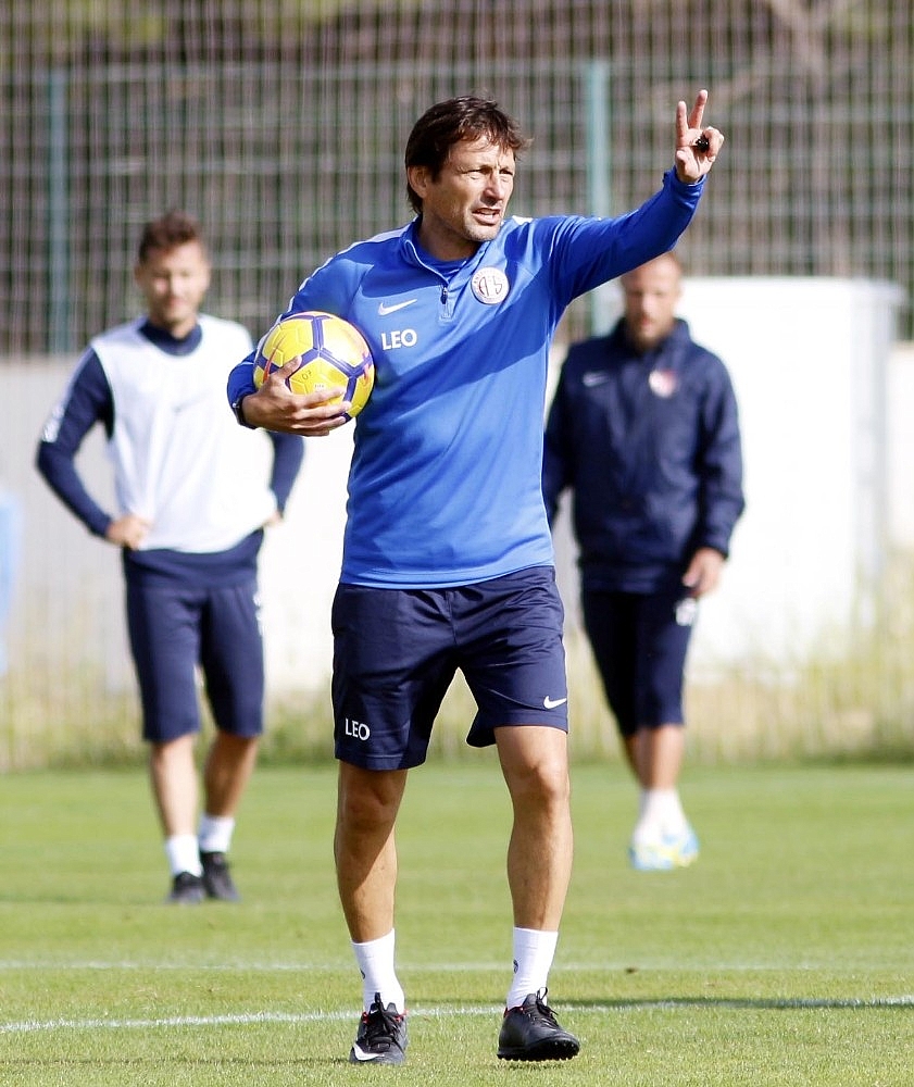 Antalyaspor'da neşeli antrenman