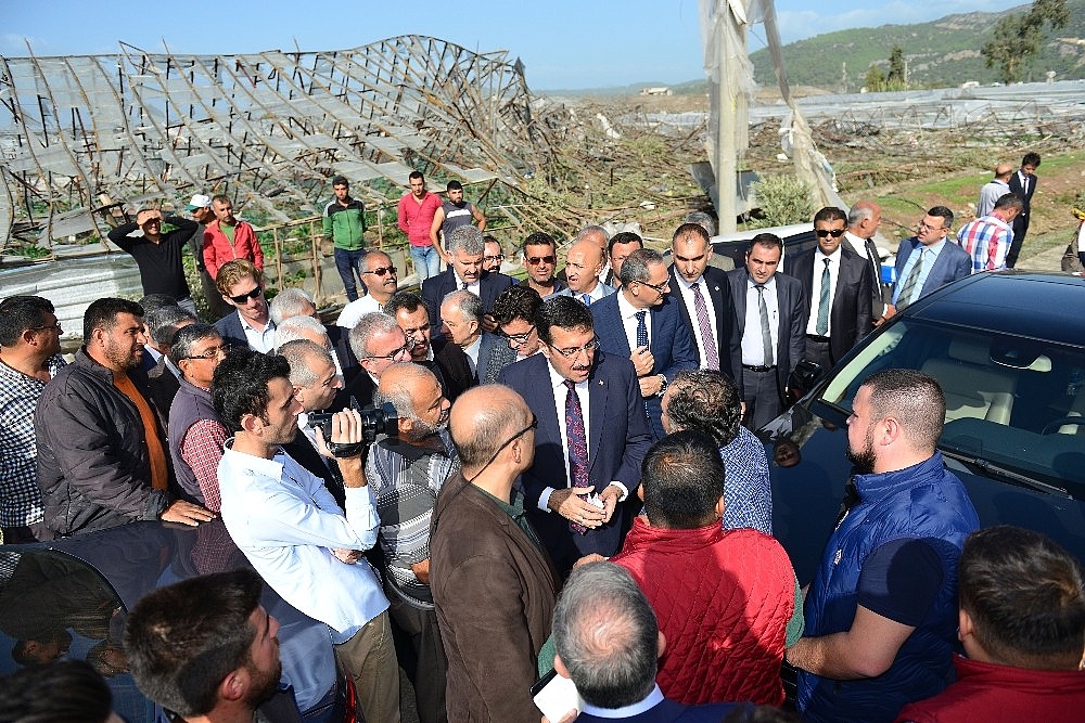 Bakan Tüfenkci afet bölgesinde