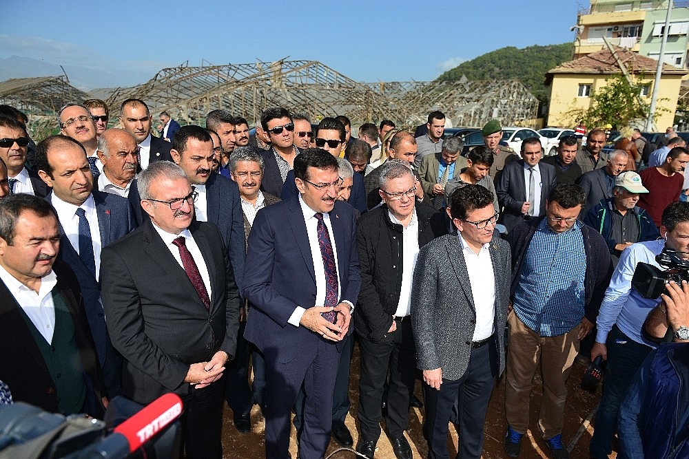 Bakan Tüfenkci afet bölgesinde