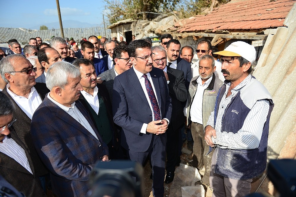 Bakan Tüfenkci afet bölgesinde