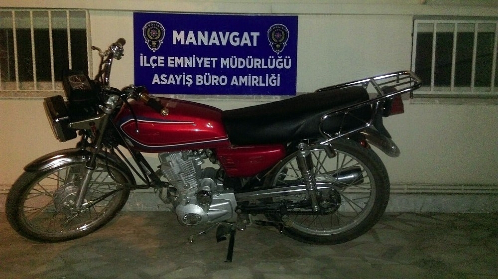 Manavgat polisinden hırsıza suçüstü