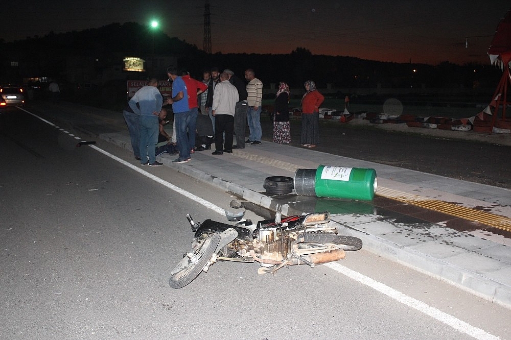Manavgat'ta asker konvoyunda kaza: 1 yaralı