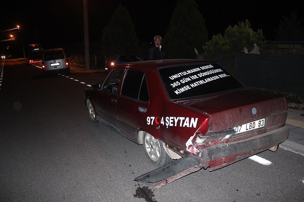 Manavgat'ta asker konvoyunda kaza: 1 yaralı