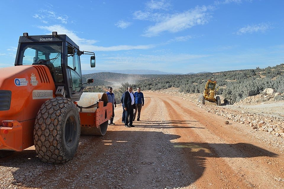 Ballık Yolu'nda altyapı çalışması