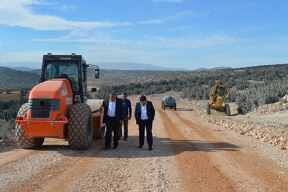 Ballık Yolu'nda altyapı çalışması