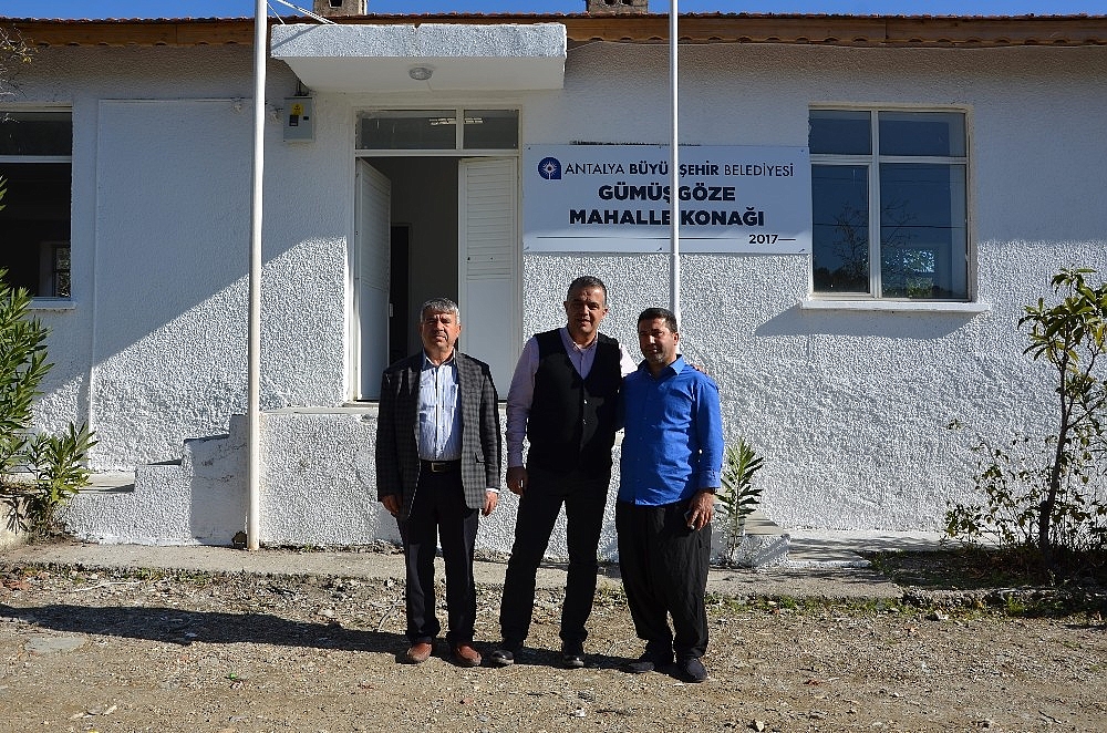 Büyükşehir'den Alanya Gümüşgöze'ye Mahalle Konağı