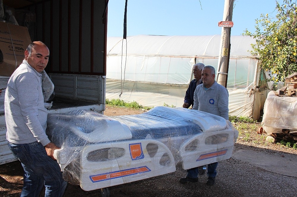 Büyükşehir'den hasta yatağı desteği