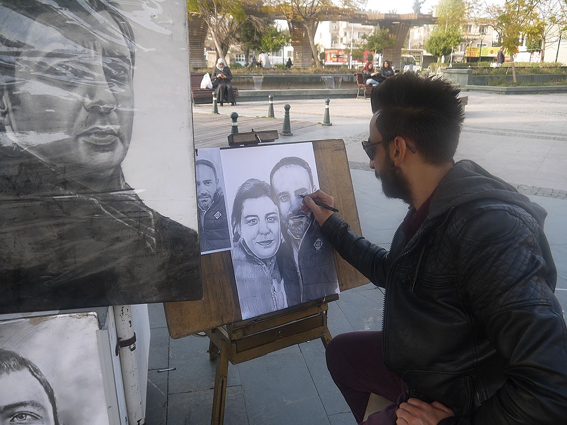 Sanat sokağı turistleri ağırlamaya hazırlanıyor