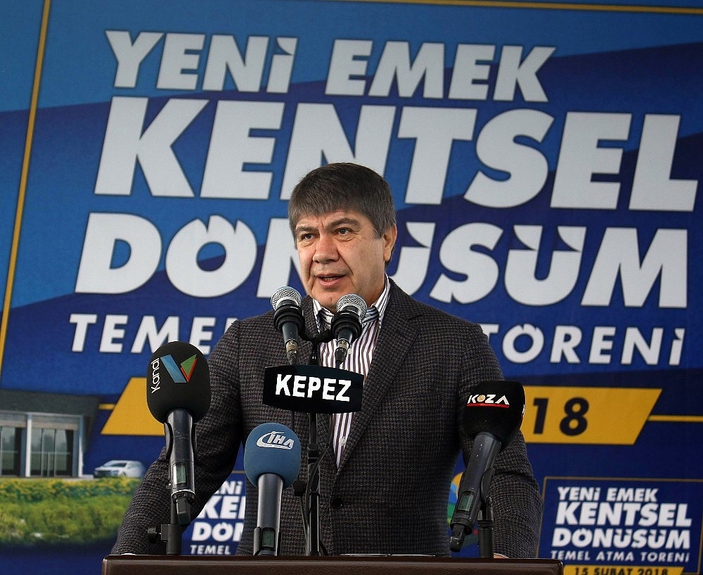 Antalya'da 319 daireli kentsel dönüşümün temeli atıldı