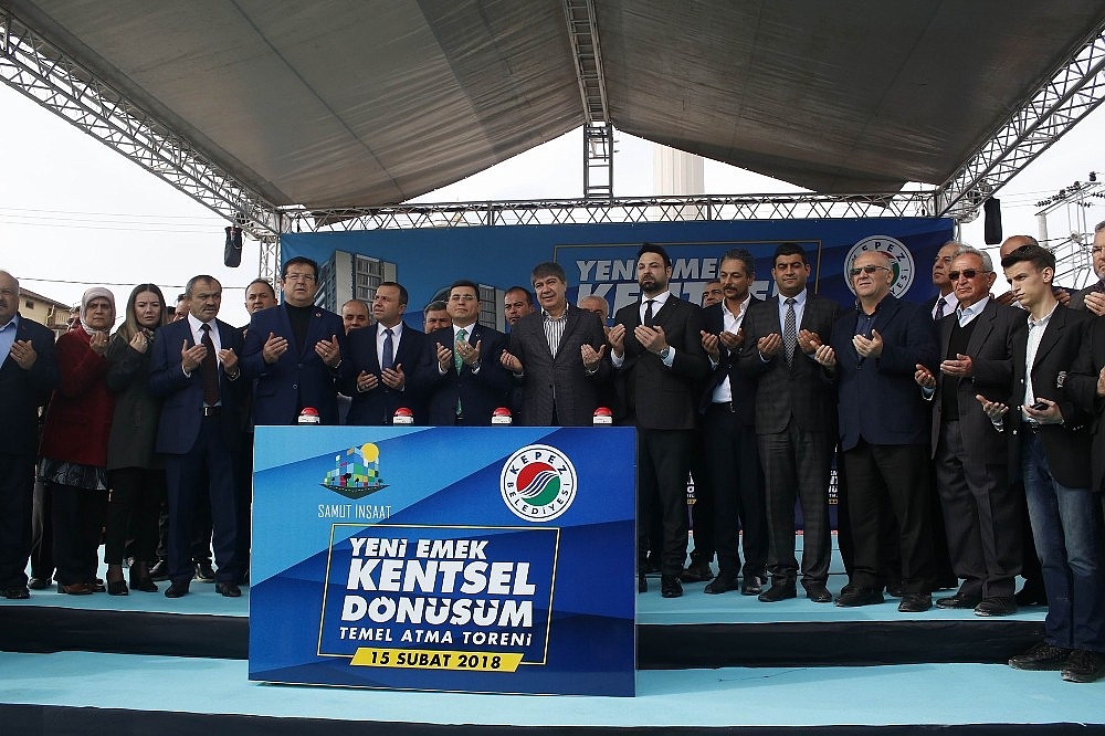 Antalya'da 319 daireli kentsel dönüşümün temeli atıldı