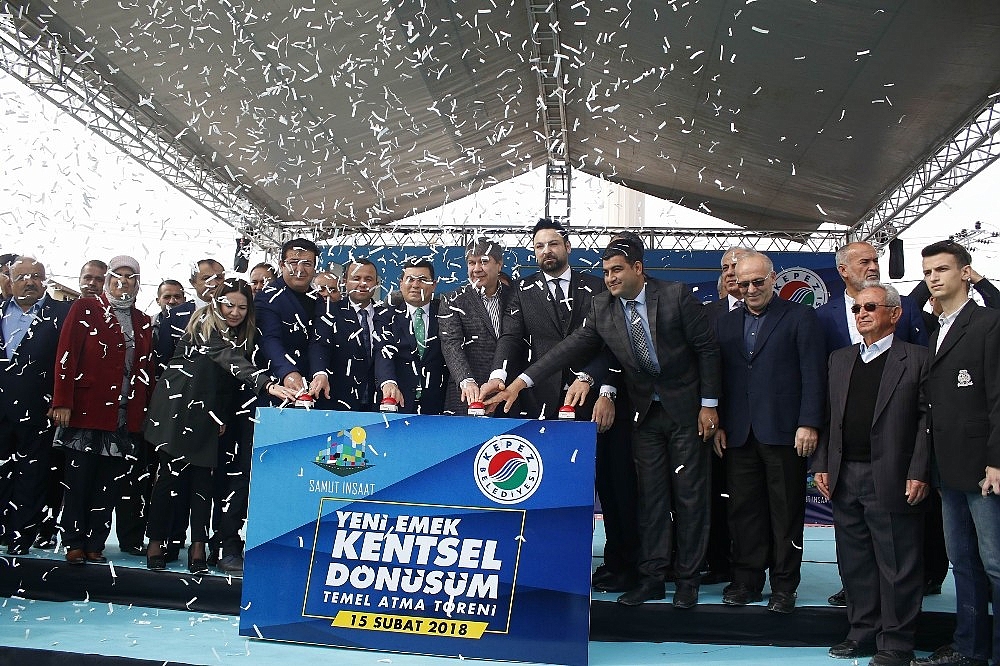 Antalya'da 319 daireli kentsel dönüşümün temeli atıldı