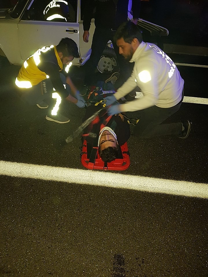 Finike'de trafik kazası: 2 yaralı!
