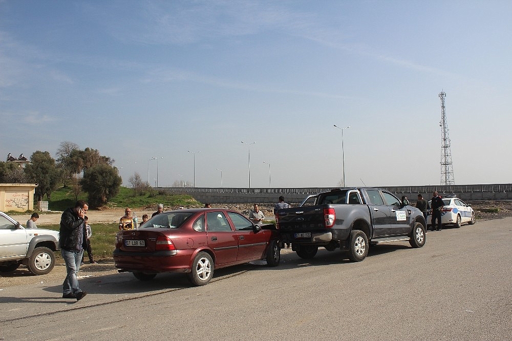 Manavgat'ta trafik kazası: 1 yaralı!