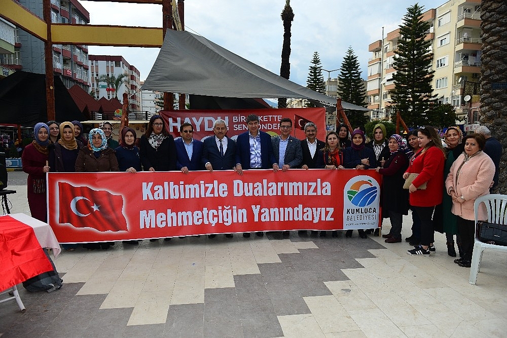 Menderes Türel'den Mehmetçiğe destek