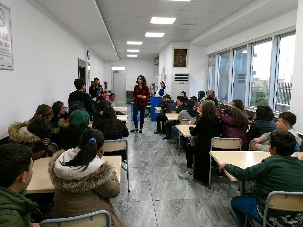 Öğrenciler, Atık Su Arıtma Tesisini inceledi