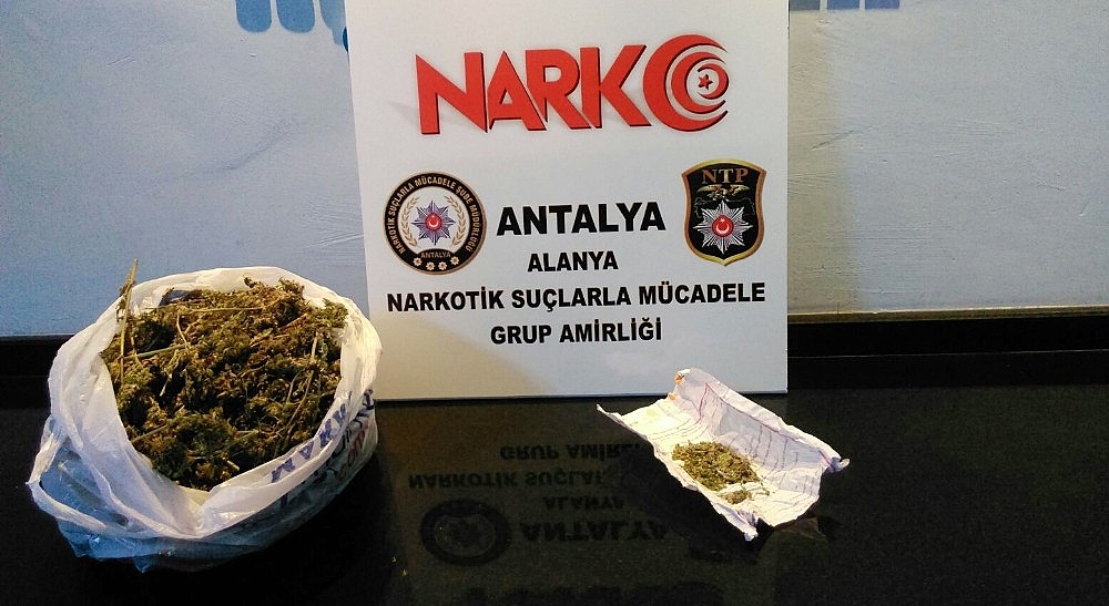 Alanya'da uyuşturucu operasyonu!