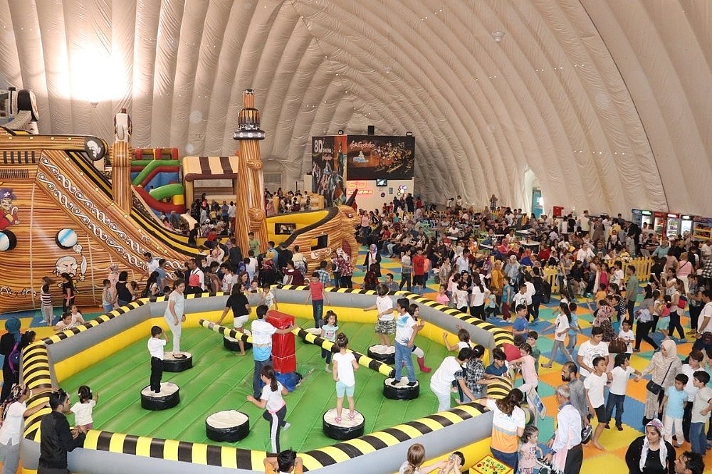 Bayram coşkusu Zıp Zıp Park'ta yaşandı