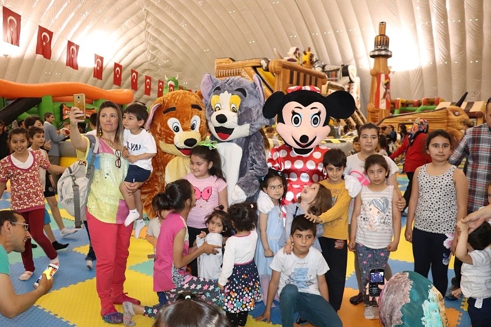 Bayram coşkusu Zıp Zıp Park'ta yaşandı