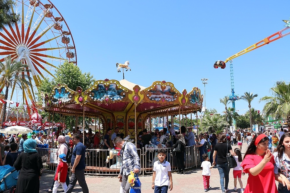 Bayram coşkusu Zıp Zıp Park'ta yaşandı