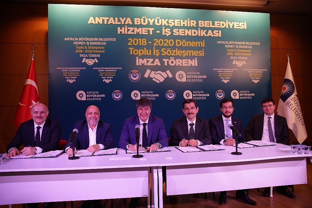 Büyükşehir'de işçiyi sevindiren sözleşme