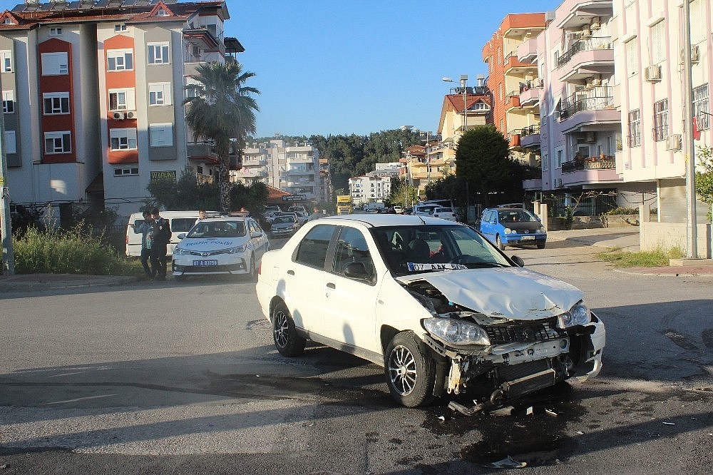 Manavgat'ta kaza ucuz atlatıldı!