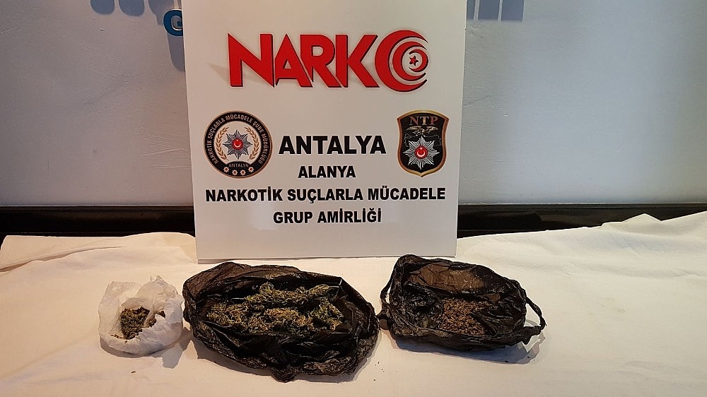 Alanya'da uyuşturucu baskını!