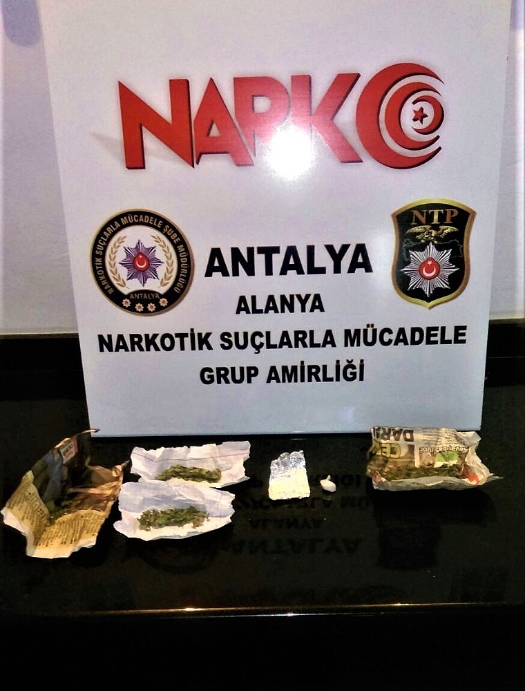 Alanya'da uyuşturucu operasyonu!