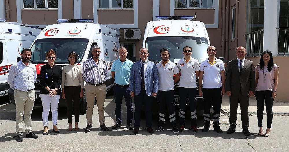 Antalya İl Sağlık Müdürlüğüne 3 yeni tam donanımlı ambulans