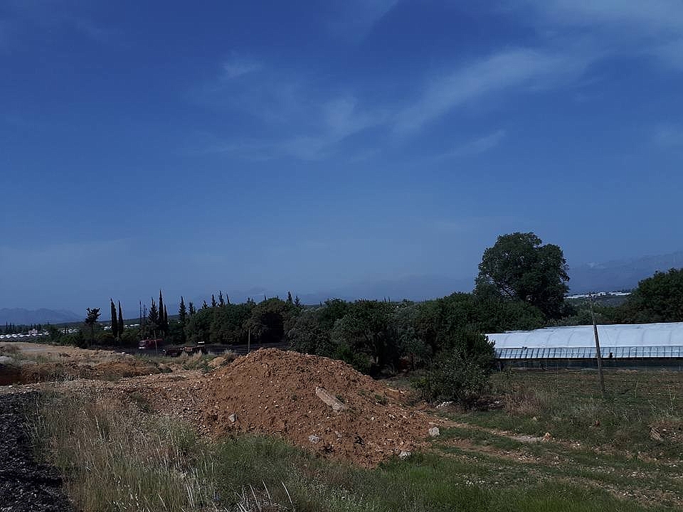 Antalya orman yangını seralara sıçramadan söndürüldü! (Videolu)