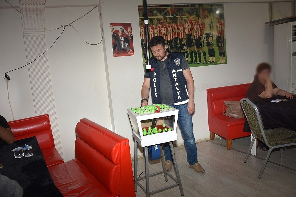 Antalya'da kumar operasyonları!