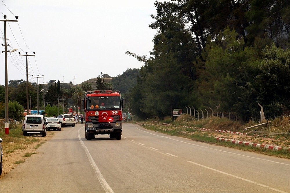 Antalya'da orman yangını!
