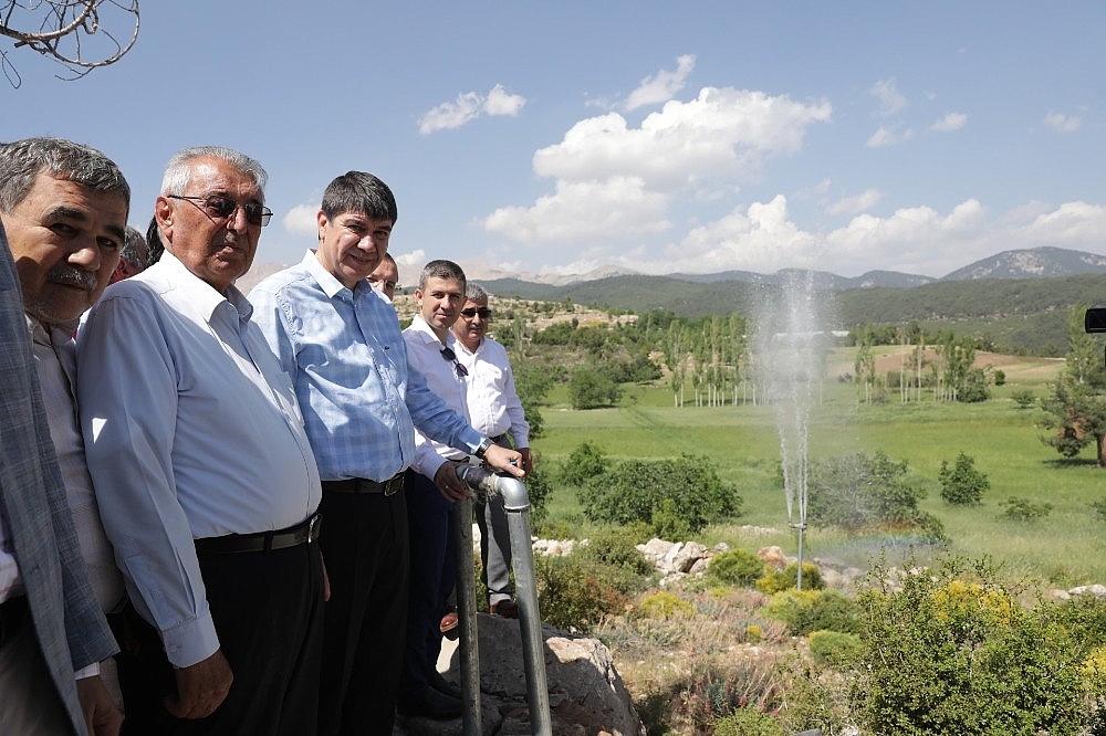 Kaş'ın Yaylaçavdır Mahallesi sulama suyuna kavuştu