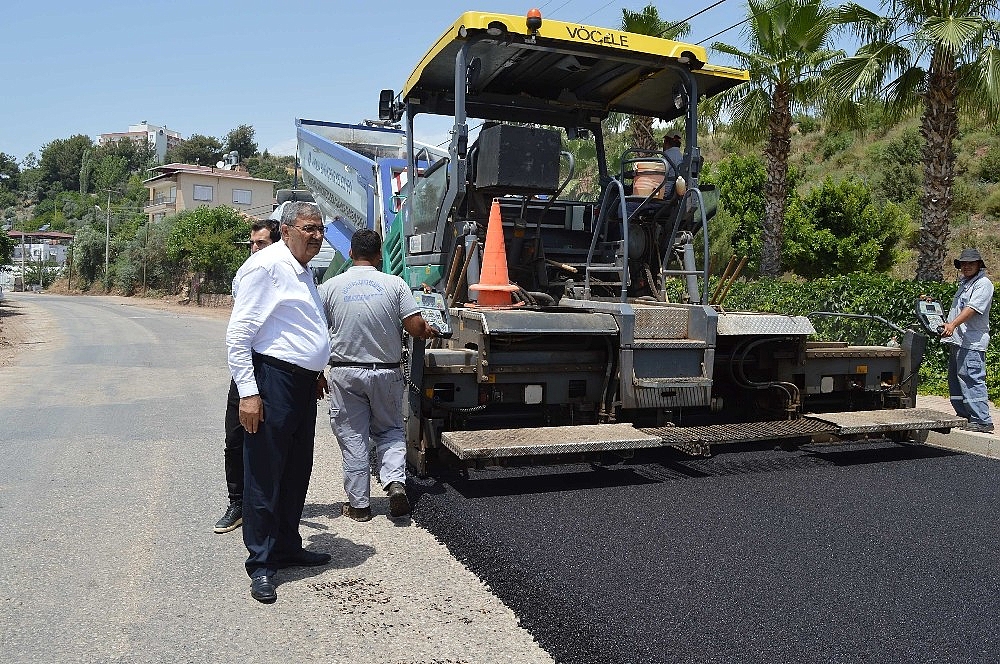 Kumluca Kasapçayırı'na sıcak asfalt