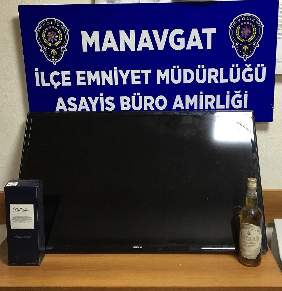 Manavgat'ta televizyon ve ziynet hırsızları tutuklandı!