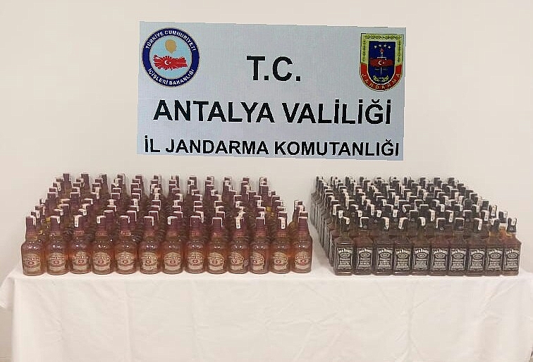 Antalya'da kaçak içki operasyonları!