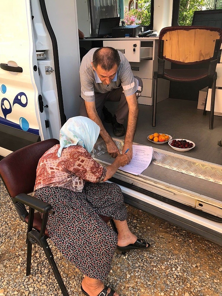 ASAT mobil aracı Manavgat'ta