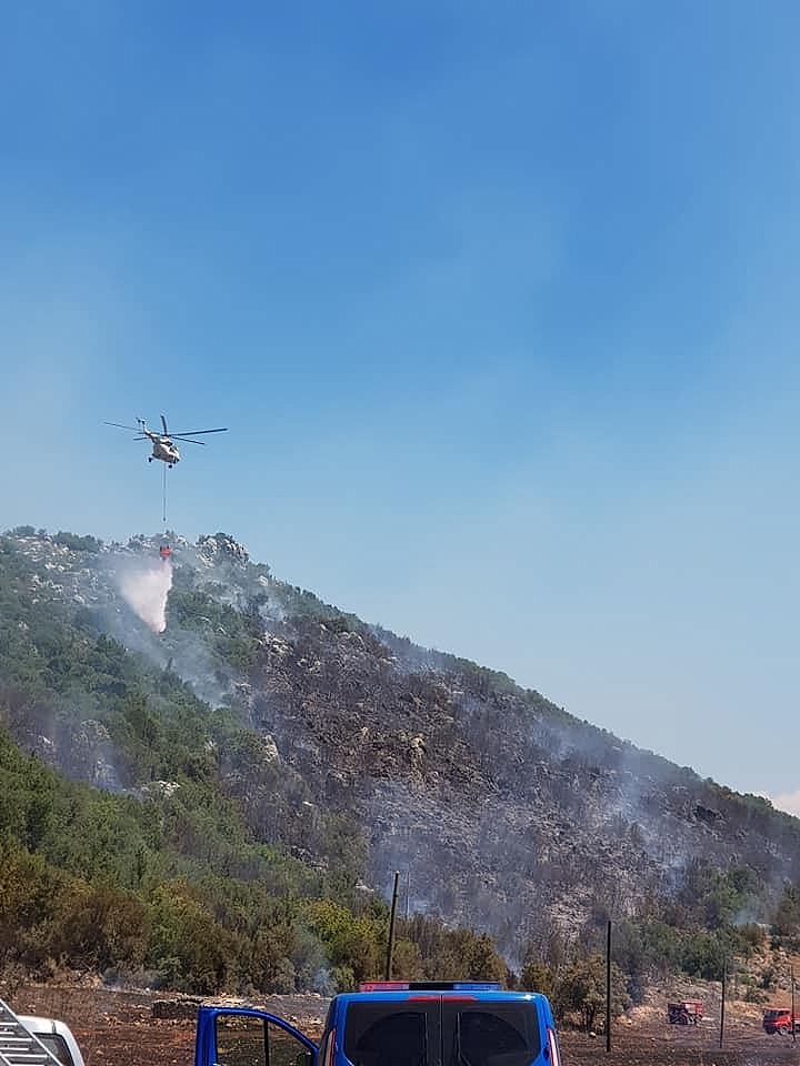 Kaş'ta orman yangını!