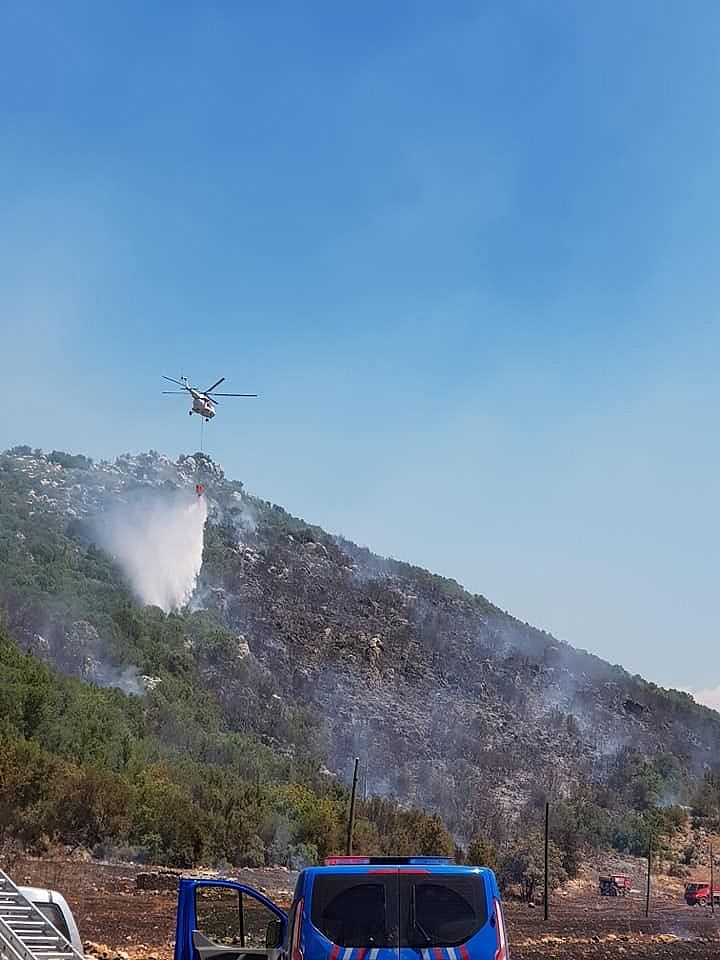 Kaş'ta orman yangını!
