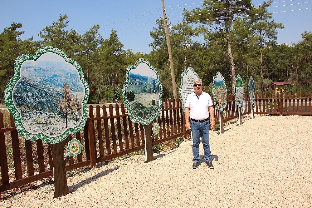 Olympos'ta yangın hafıza noktası oluşturuldu