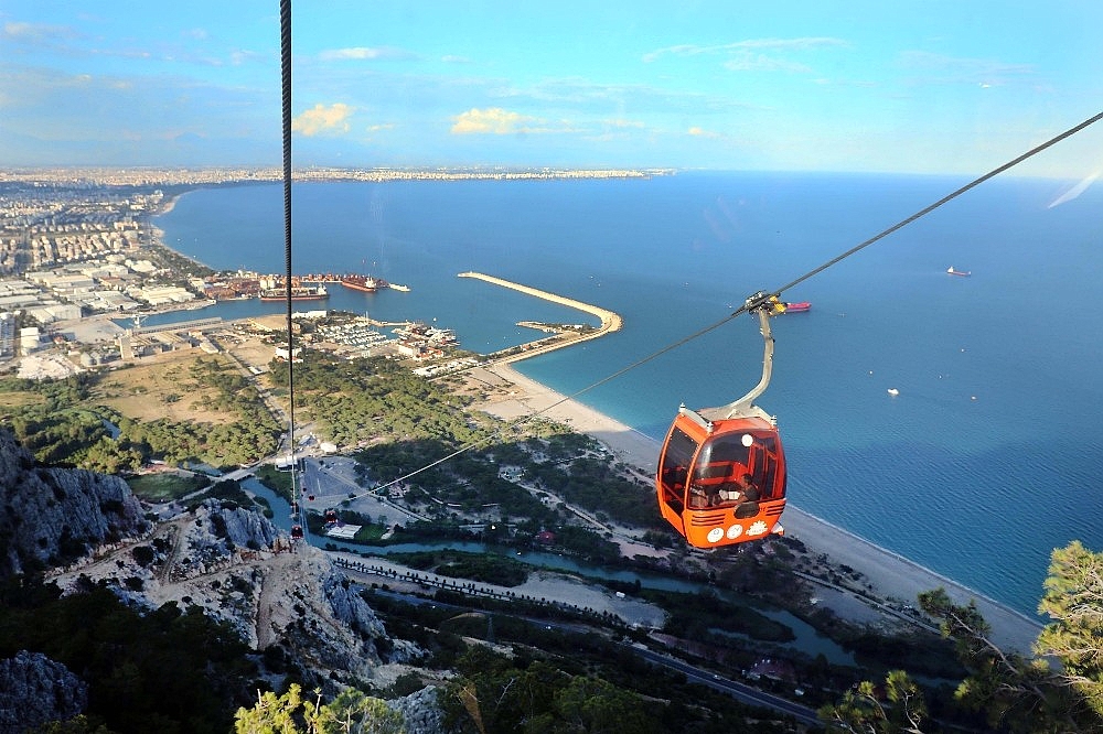 Tünektepe Teleferik çekim merkezi oldu